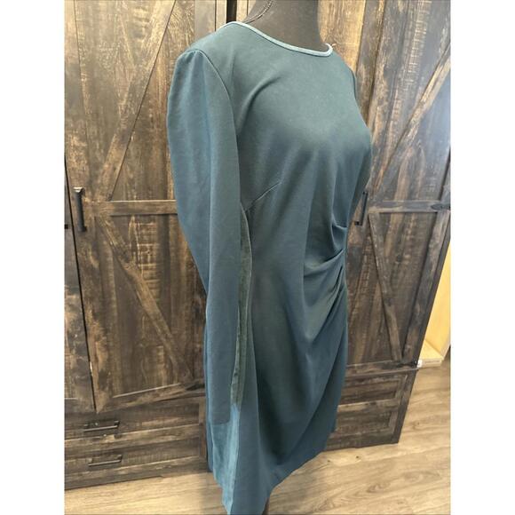 Lauren Ralph Lauren Womens Size 12 Green 3/4 Sleeve Sheath Cocktail Dress - Picture 6 of 12